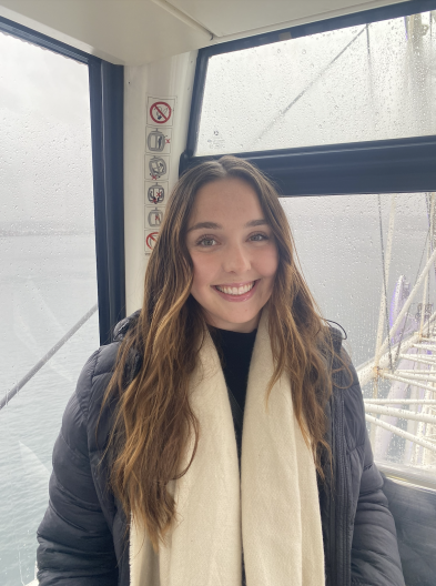 A female student posing for a photo