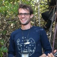 A male student posing for a photo